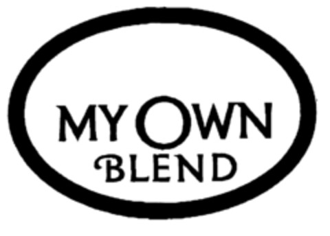 MY OWN BLEND Logo (EUIPO, 22.08.2000)