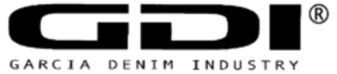 GDI GARCIA DENIM INDUSTRY Logo (EUIPO, 25.10.2000)