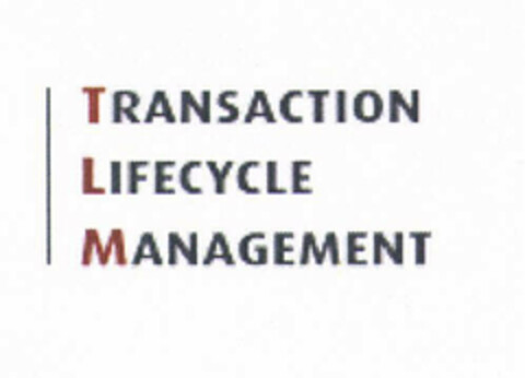 TRANSACTION LIFECYCLE MANAGEMENT Logo (EUIPO, 16.11.2000)