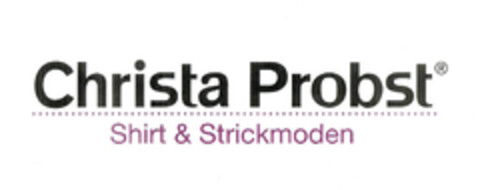 Christa Probst Shirt & Strickmoden Logo (EUIPO, 01.03.2006)