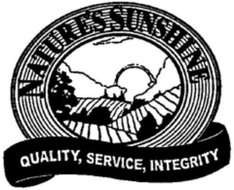 NATURE'S SUNSHINE QUALITY, SERVICE, INTEGRITY Logo (EUIPO, 12/03/2007)