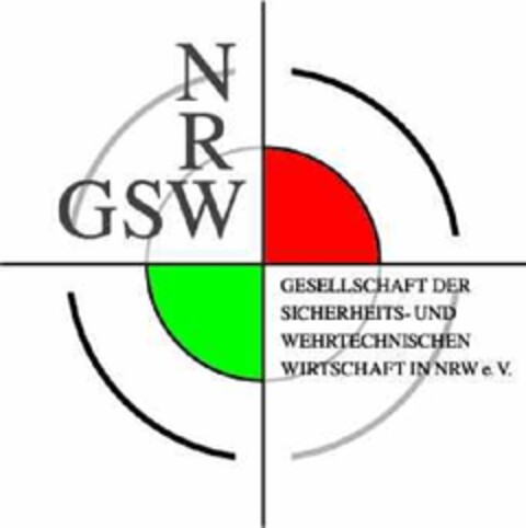 GSW NRW Gesellschaft der Sicherheits- und Wehrtechnischen Wirtschaft in NRW e. V. Logo (EUIPO, 20.07.2011)