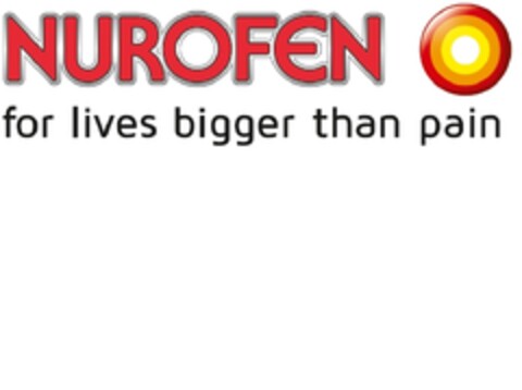 NUROFEN FOR LIVES BIGGER THAN PAIN Logo (EUIPO, 13.03.2013)