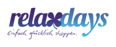 relaxdays Einfach glücklich shoppen Logo (EUIPO, 02/19/2014)