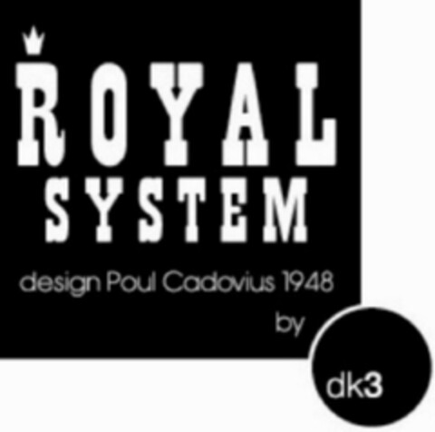 ROYAL SYSTEM design by Poul Cadovius 1948 dk3 Logo (EUIPO, 05/26/2014)