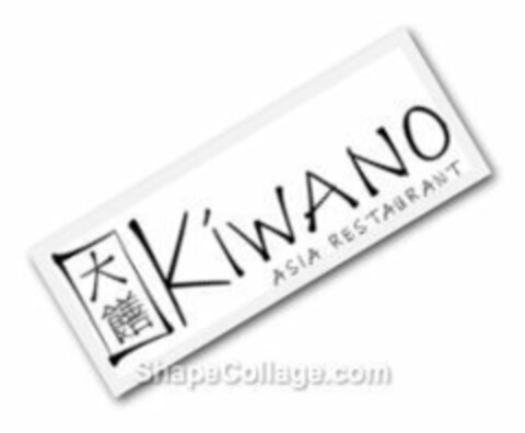 Kiwano Asia restaurant Logo (EUIPO, 08.10.2014)