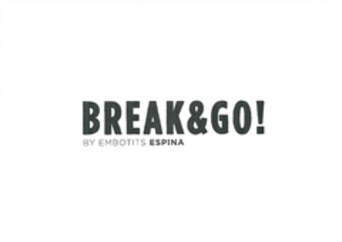 BREAK&GO! BY EMBOTITS ESPINA Logo (EUIPO, 12.09.2016)