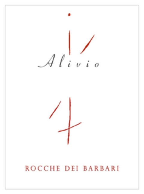 ALIVIO  ROCCHE DEI BARBARI Logo (EUIPO, 15.01.2017)