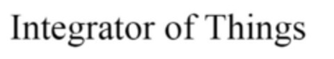 Integrator of Things Logo (EUIPO, 14.09.2017)