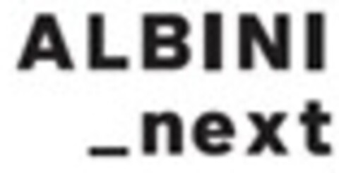 ALBINI NEXT Logo (EUIPO, 04.06.2019)