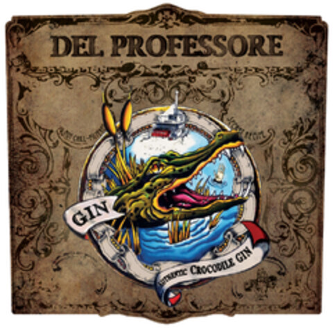 DEL PROFESSORE GIN AUTHENTIC CROCODILE GIN Logo (EUIPO, 04.06.2020)