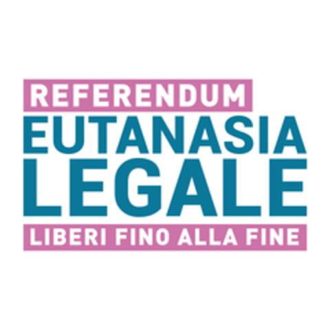 Referendum Eutanasia Legale. Liberi fino alla fine. Logo (EUIPO, 22.09.2021)