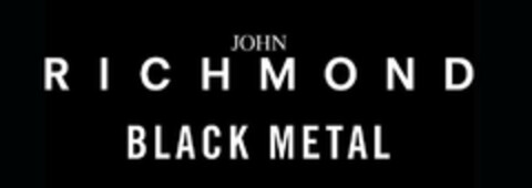 JOHN RICHMOND BLACK METAL Logo (EUIPO, 11/08/2021)