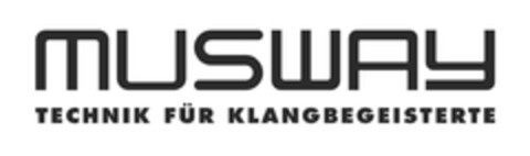 MUSWAY TECHNIK FÜR KLANGBEGEISTERTE Logo (EUIPO, 04/05/2024)