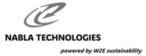 NABLA TECHNOLOGIES POWERED BY W2E SUSTAINABILITY Logo (EUIPO, 23.05.2024)