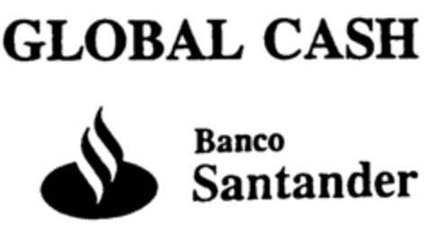 GLOBAL CASH Banco Santander Logo (EUIPO, 13.06.1996)