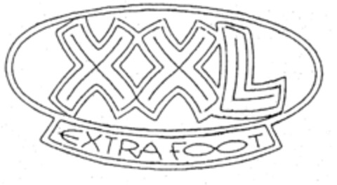 XXL EXTRA FOOT Logo (EUIPO, 24.09.1996)