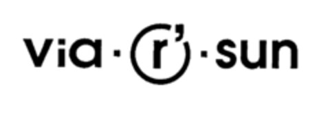 via - r' - sun Logo (EUIPO, 29.06.1998)