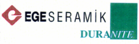 EGE SERAMIK DURANITE Logo (EUIPO, 10.08.1998)