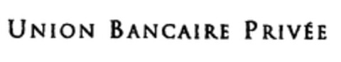 UNION BANCAIRE PRIVÉE Logo (EUIPO, 06.09.1999)