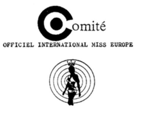 Comité OFFICIEL INTERNATIONAL MISS EUROPE Logo (EUIPO, 17.11.1999)