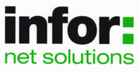 infor: net solutions Logo (EUIPO, 09/01/2000)