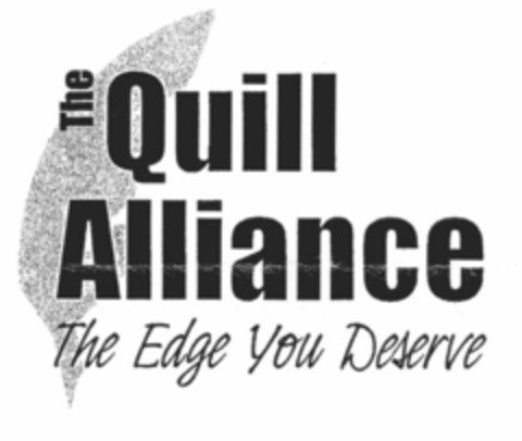 The Quill Alliance The Edge You Deserve Logo (EUIPO, 17.07.2001)
