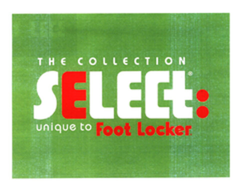 THE COLLECTION SELECT: UNIQUE TO FOOT LOCKER Logo (EUIPO, 12/17/2002)