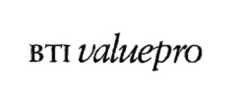 BTI valuepro Logo (EUIPO, 20.11.2003)