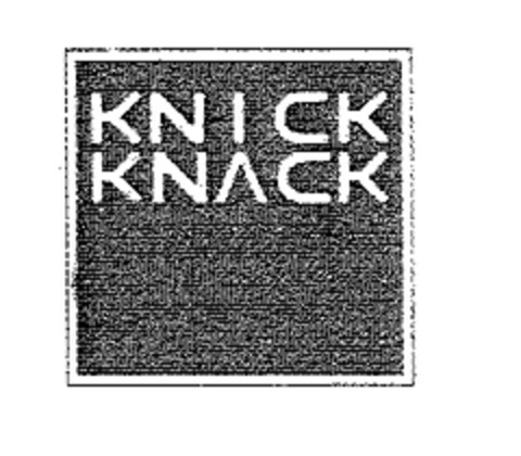 KNICK
KNACK Logo (EUIPO, 17.12.2003)