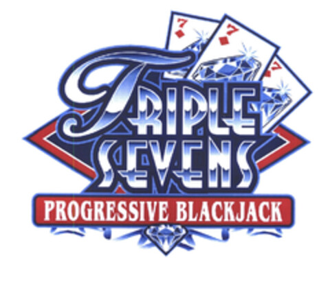 TRIPLE SEVENS PROGRESSIVE BLACKJACK Logo (EUIPO, 03/17/2004)