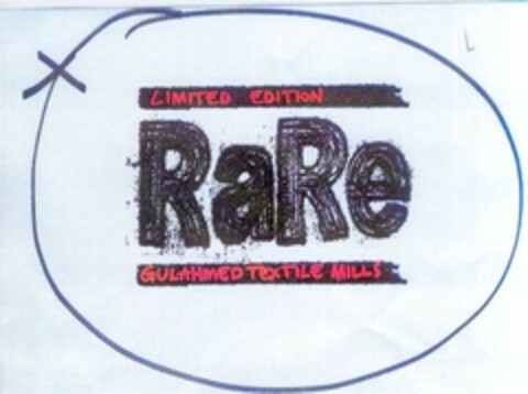 LIMITED EDITION RaRe GULAHMED TEXTILE MILLS Logo (EUIPO, 26.05.2004)