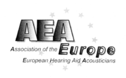 AEA Association of the Europe European Hearing Aid Acousticians Logo (EUIPO, 09/20/2005)