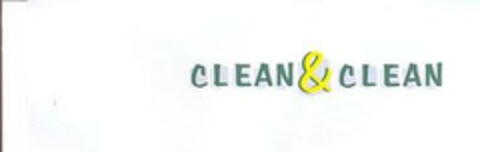 CLEAN&CLEAN Logo (EUIPO, 22.11.2006)