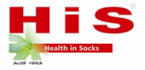 His Health in Socks Aloe VERA Logo (EUIPO, 12.07.2007)