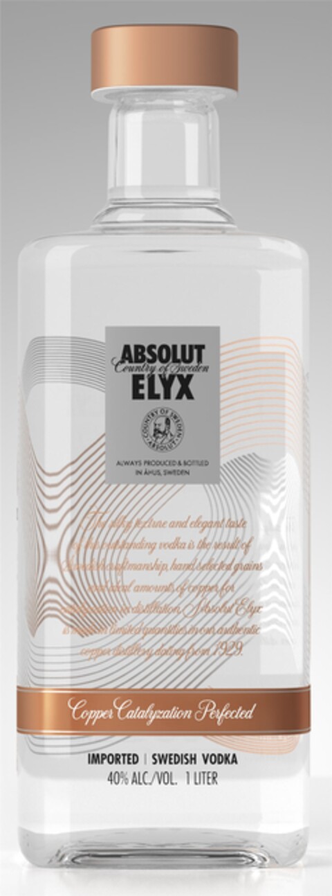 ABSOLUT Country of Sweden ELYX Logo (EUIPO, 23.12.2010)