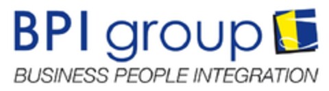 BPI GROUP BUSINESS PEOPLE INTEGRATION Logo (EUIPO, 14.01.2011)