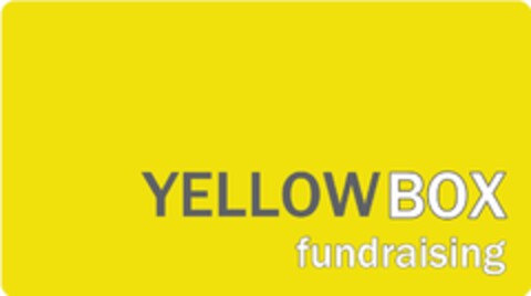 YELLOWBOX fundraising Logo (EUIPO, 30.07.2013)