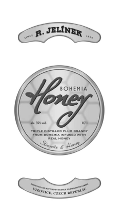 R. JELINEK BOHEMIA HONEY Logo (EUIPO, 19.11.2013)