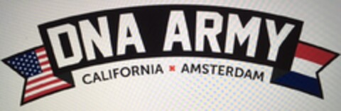 DNA ARMY CALIFORNIA AMSTERDAM Logo (EUIPO, 01.05.2017)