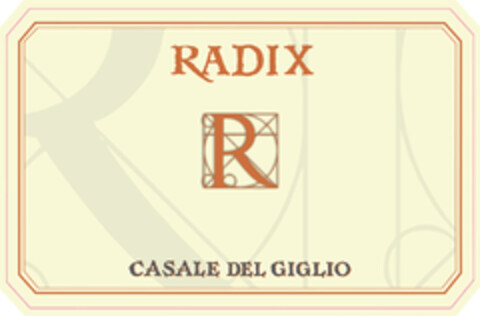 radix r casale del giglio Logo (EUIPO, 23.04.2019)