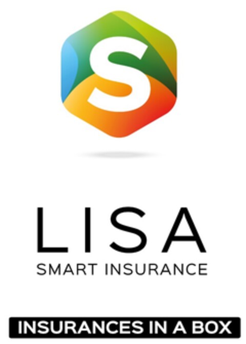 LISA SMART INSURANCE INSURANCES IN A BOX Logo (EUIPO, 06/18/2019)