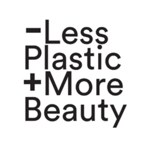 - Less Plastic + More Beauty Logo (EUIPO, 03/18/2021)