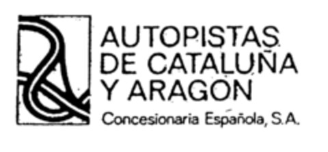 AUTOPISTAS DE CATALUÑA Y ARAGON Concesionaria Española, S.A. Logo (EUIPO, 15.05.1996)