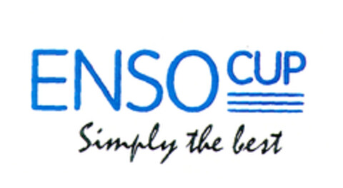 ENSO CUP Simply the best Logo (EUIPO, 04/01/1996)