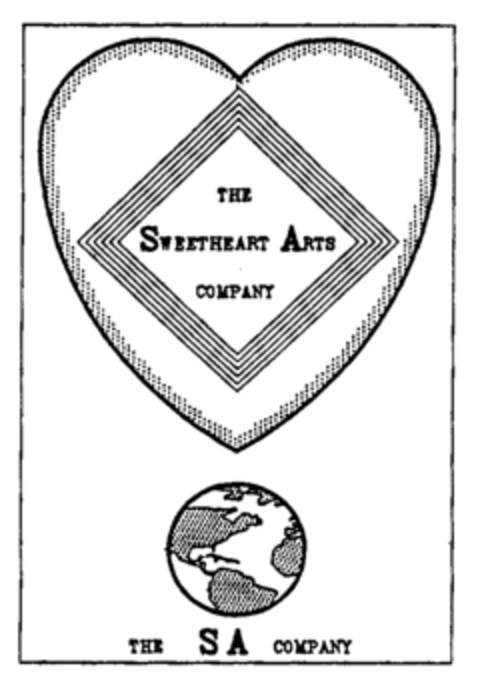 THE SWEETHEART ARTS COMPANY THE S A COMPANY Logo (EUIPO, 01.04.1996)