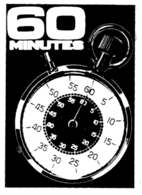 60 MINUTES Logo (EUIPO, 01.04.1996)