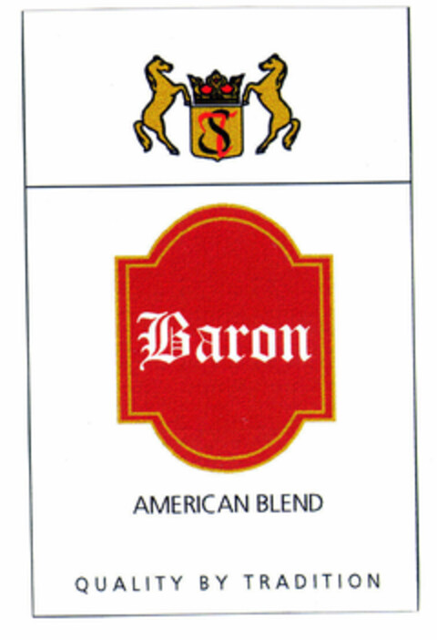 Baron AMERICAN BLEND QUALITY BY TRADITION Logo (EUIPO, 23.12.1997)