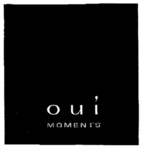 oui MOMENTS Logo (EUIPO, 06/17/1999)