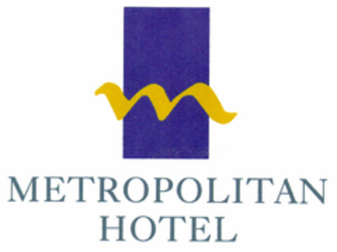 METROPOLITAN HOTEL Logo (EUIPO, 05.08.1999)